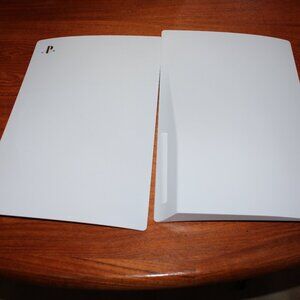 Sony Playstation 5 PS5 Original WHITE Console Cover With Disc Drive Slot Space